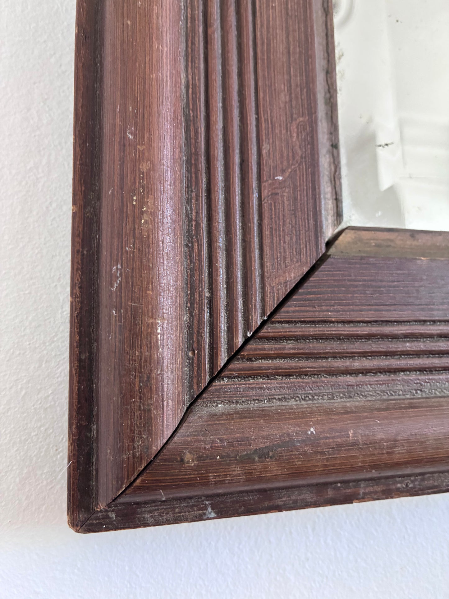 Antique German Biedermeier Wall Mirror, 19th Century