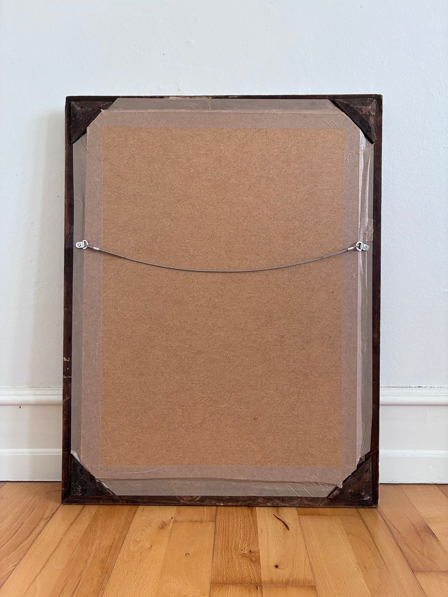 Antique Giltwood Wall Mirror in Gold