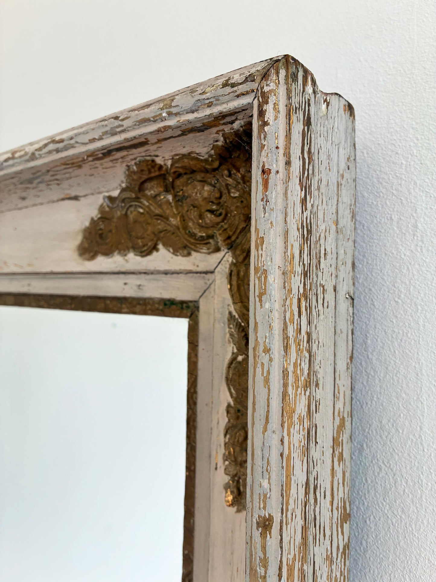 Antique Napoleon III Giltwood French Wall Mirror, 19th Century