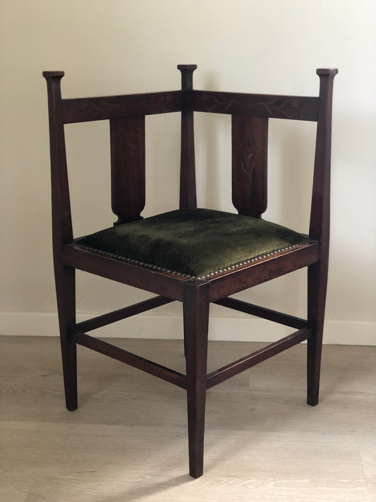 Edwardian Inlaid Mahogany Chair Early 20th Century