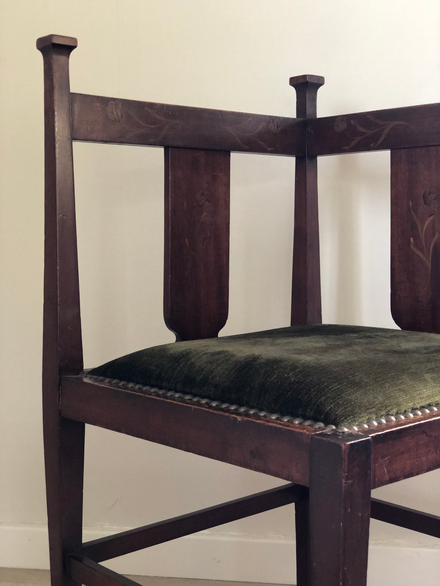 Edwardian Inlaid Mahogany Chair Early 20th Century