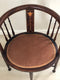 Antique Edwardian Inlaid Mahogany Chair Early 20th Century