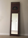 Antique Empire Pier Mirror Full Length Mahogany and Gold France Mid 19th Century