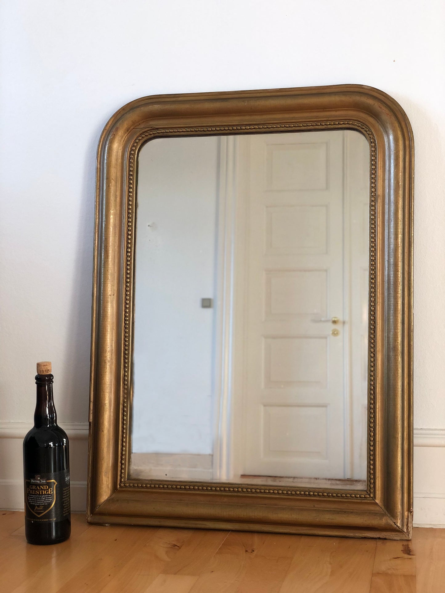 Antique Louis Philippe Mirror Giltwood France Late 19th Century