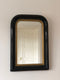 Antique Louis Philippe Mirror In Black and Gold France Late 19th Century