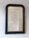 Antique Louis Philippe Mirror In Black and Gold France Late 19th Century