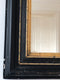 Antique Louis Philippe Mirror In Black and Gold France Late 19th Century