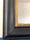 Antique Louis Philippe Mirror In Black and Gold France Late 19th Century