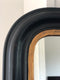 Antique Louis Philippe Mirror In Black and Gold France Late 19th Century