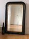 Antique Louis Philippe Mirror In Black and Gold France Late 19th Century