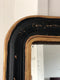 Antique Louis Philippe Mirror In Black and Gold France Late 19th Century