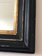 Antique Louis Philippe Mirror In Black and Gold France Late 19th Century