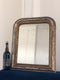 Antique Louis Philippe Mirror In Gold and Silver France Late 19th Century