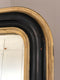 Antique Louis Philippe Mirror In Black and Gold France Late 19th Century