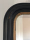 Antique Louis Philippe Mirror In Black and Gold France Late 19th Century