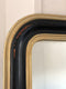 Antique Louis Philippe Mirror In Black and Gold France Late 19th Century