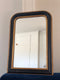 Antique Louis Philippe Mirror In Black and Gold France Late 19th Century