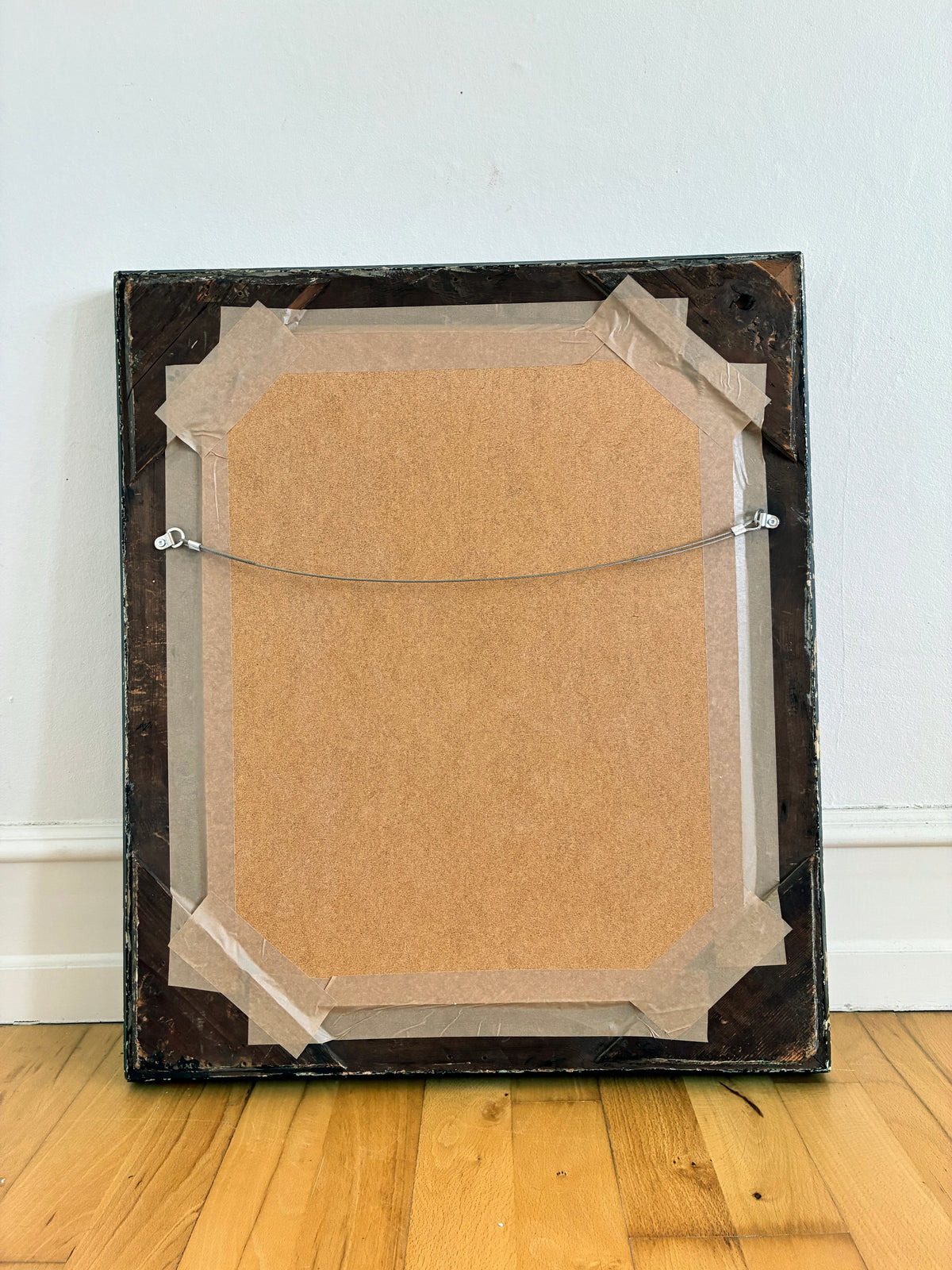 Antique French Empire Style Giltwood Wall Mirror, Late 19th Century