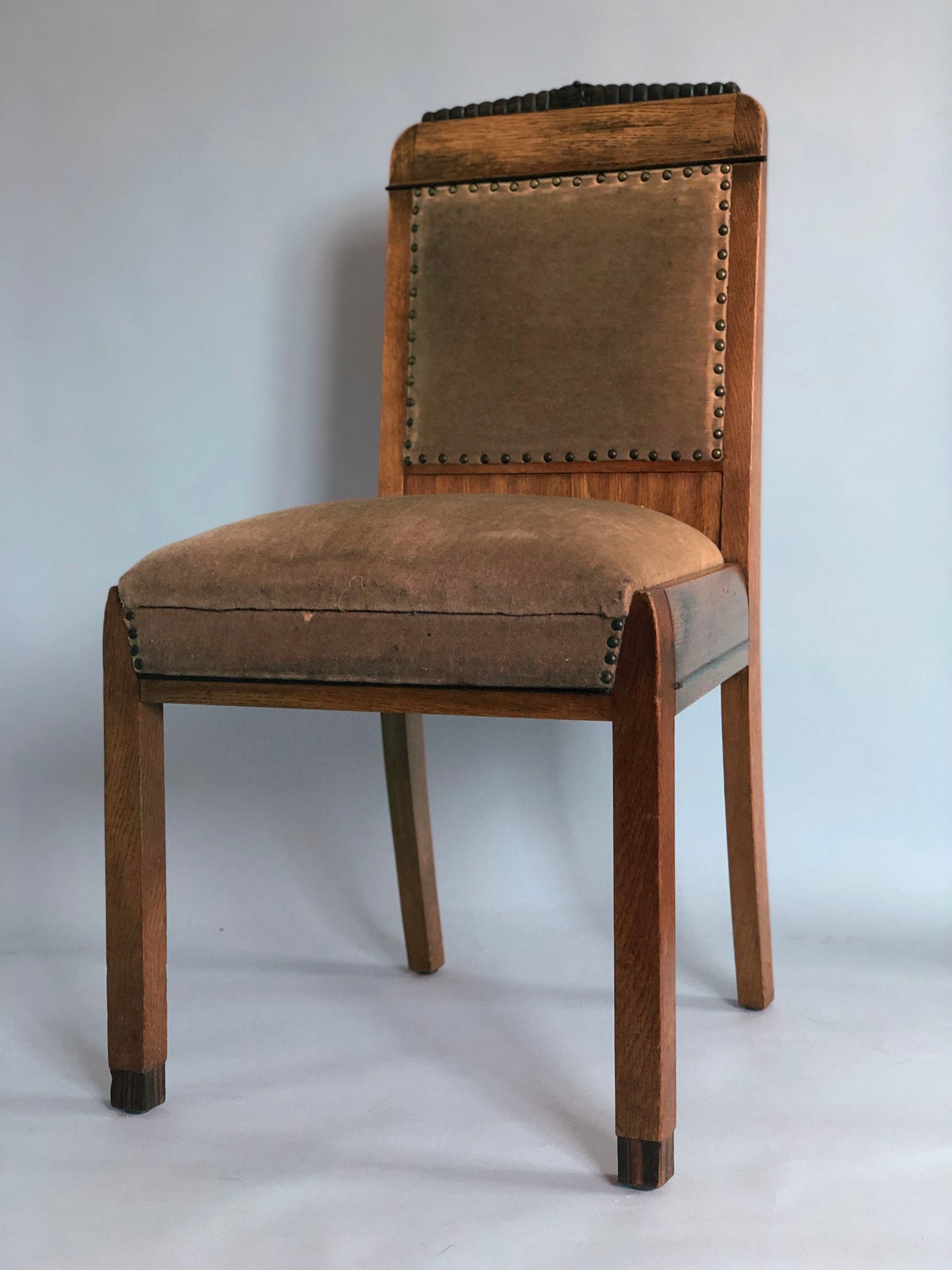 Art Deco Detailed Amsterdam School Chair 1920s