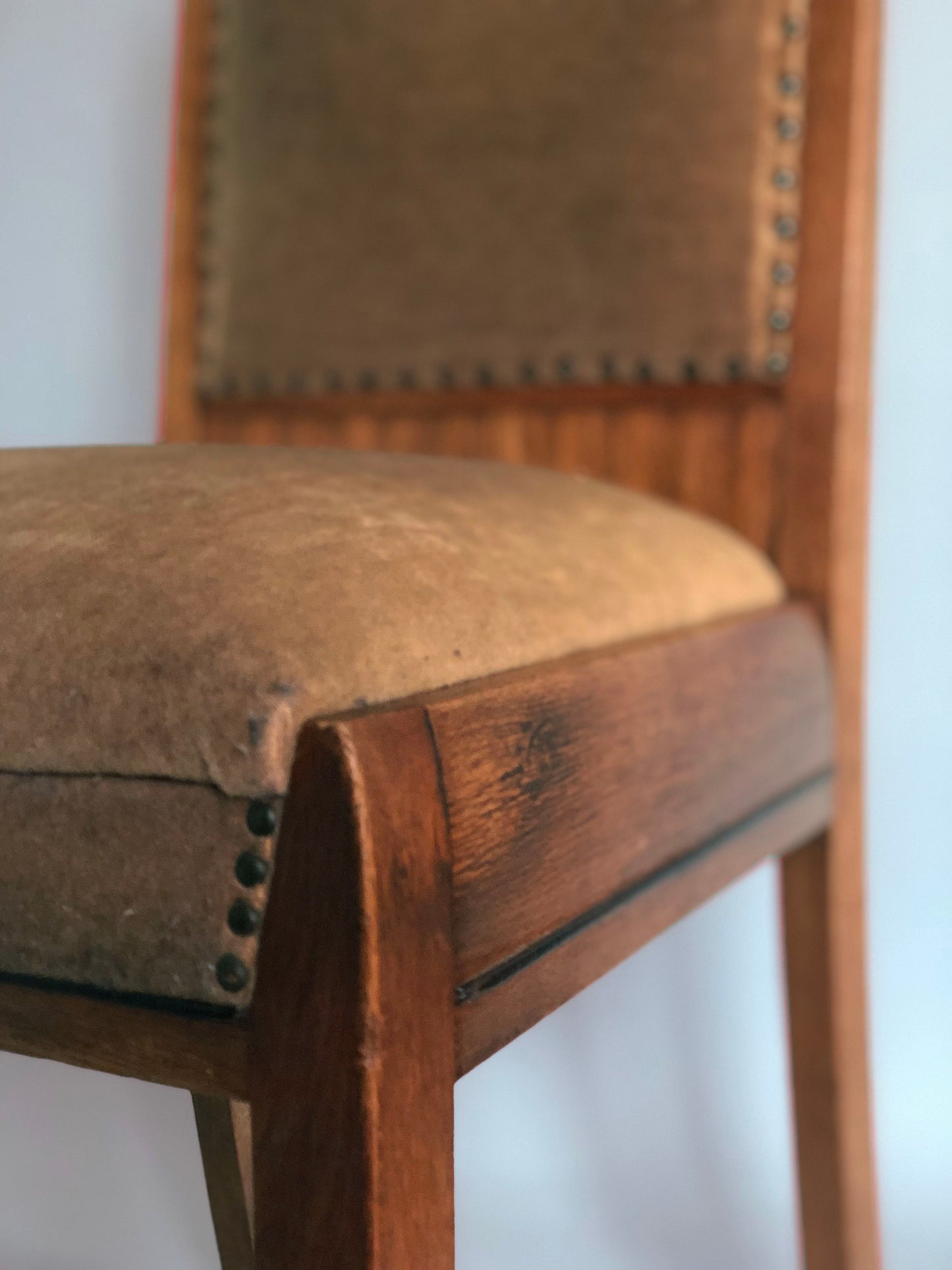 Art Deco Detailed Amsterdam School Chair 1920s