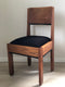 Art Deco Oak Dining Chair By J.A. Muntendam For L.O.V. Oosterbeek 1920s