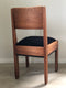 Art Deco Oak Dining Chair By J.A. Muntendam For L.O.V. Oosterbeek 1920s