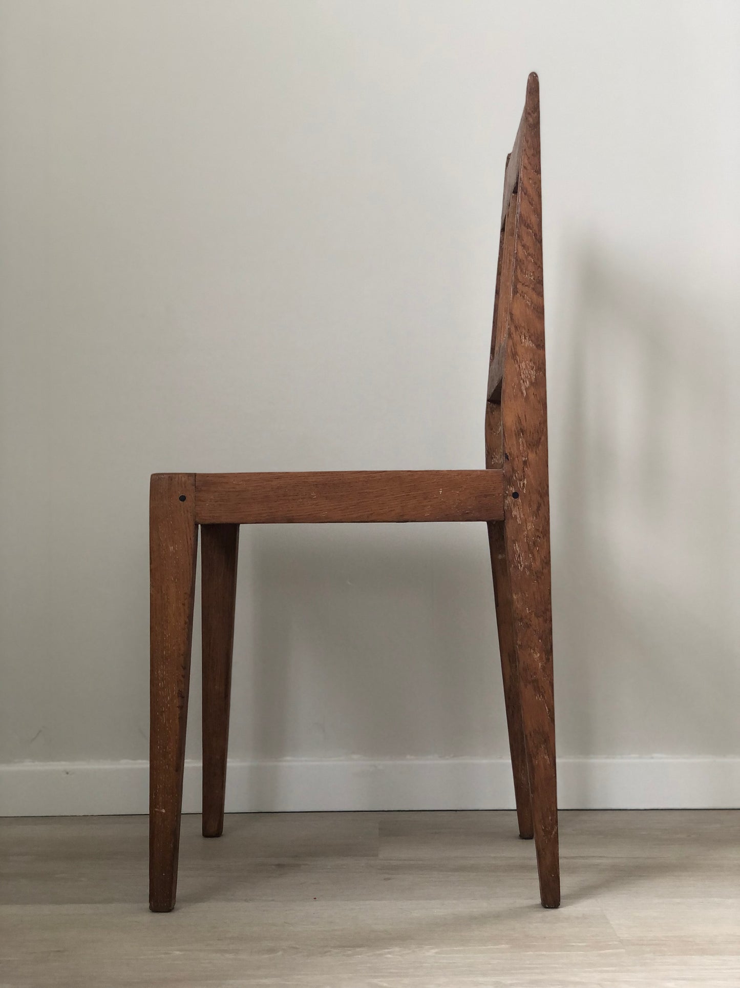 Arts & Crafts Oak Chair J. Van den Bosch For t Binnenhuis The Netherlands 1900s