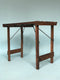 Early 20th century French Oak Folding Fish Stool