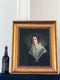 Early 19th Century Oil Portrait Painting of a Swedish Lady Christina Fahlman