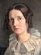 Early 19th Century Oil Portrait Painting of a Swedish Lady Christina Fahlman