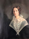 Early 19th Century Oil Portrait Painting of a Swedish Lady Christina Fahlman