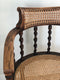 Edwardian Barley Twist Arm Chair With Cane Early 20th Century