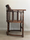 Edwardian Barley Twist Arm chair With Cane Early 20th Century