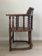 Edwardian Barley Twist Arm chair With Cane Early 20th Century