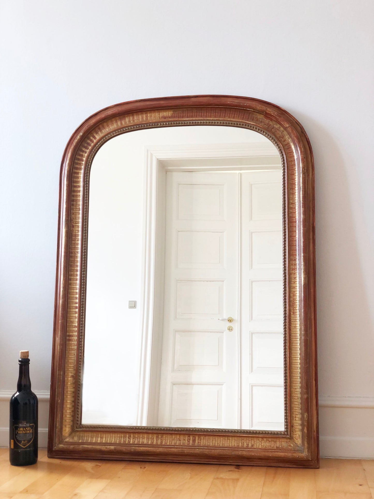 Large High Quality Antique Louis Philippe Giltwood Mirror France Late 19th Century