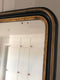 High Quality Antique Louis Philippe Mirror in Black and Gold France Late 19th Century