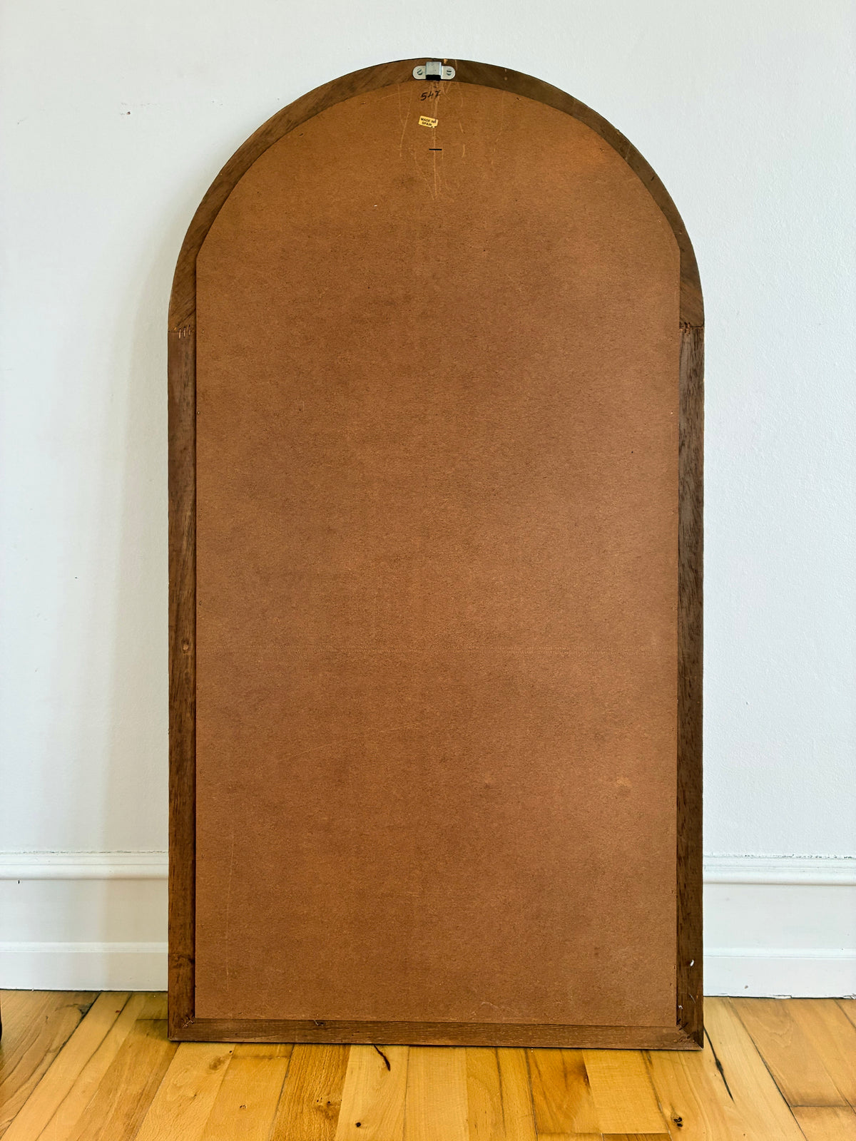 Large Vintage Spanish Venetian-Style Wall Mirror, Brass, 1980s Hollywood Regency