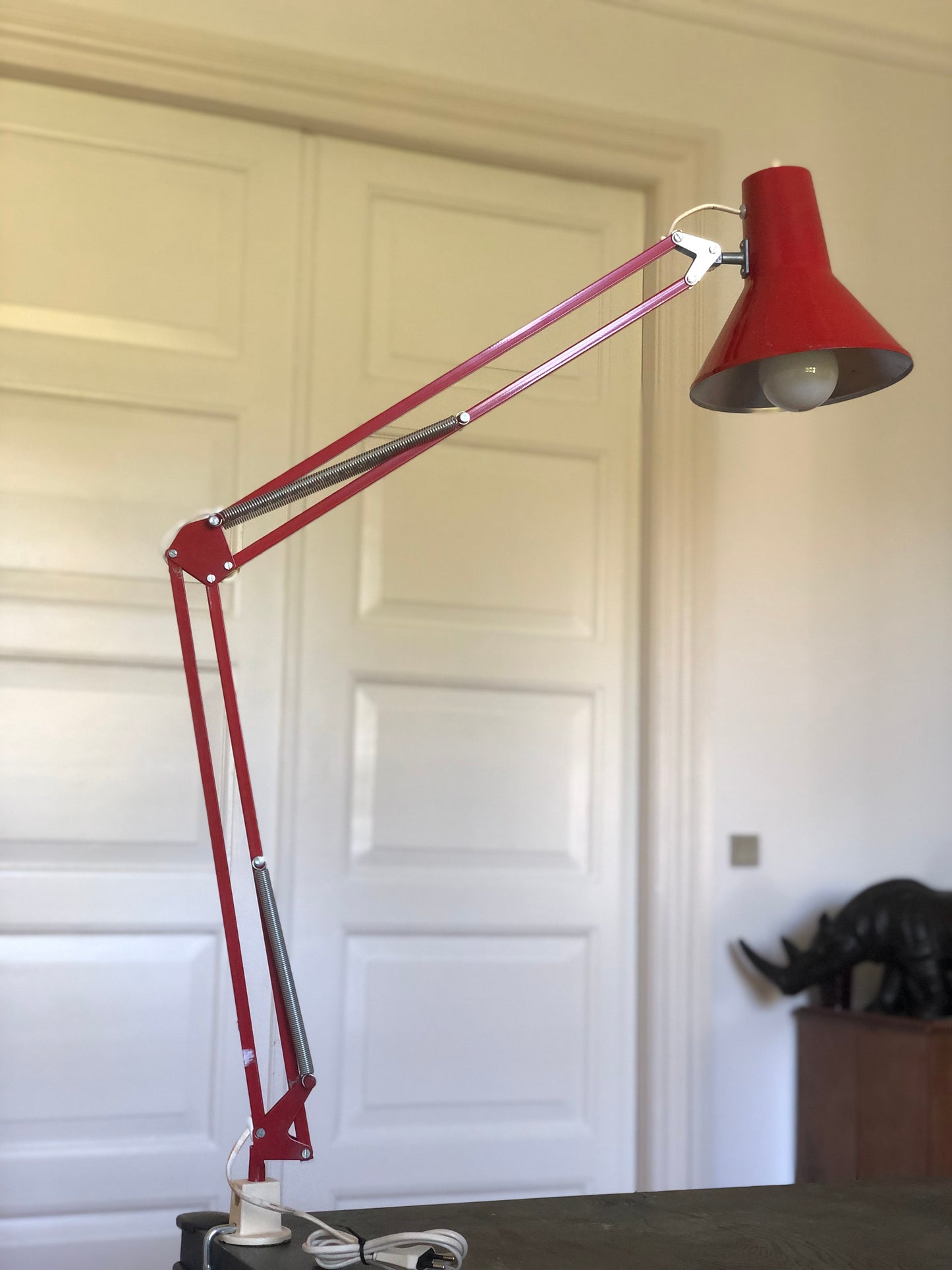 Industrial Architect Desk Lamp HCF Denmark 1970s
