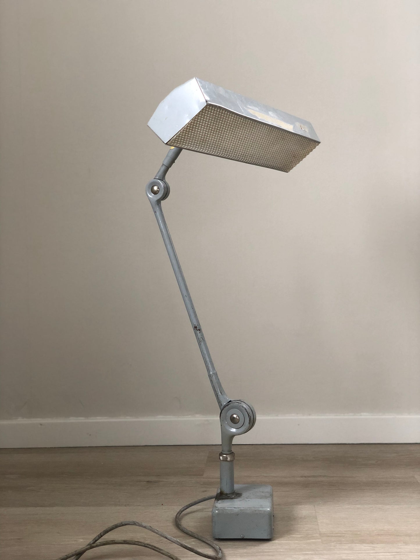 Industrial Pefege Architect Desk Lamp Sweden 1950s