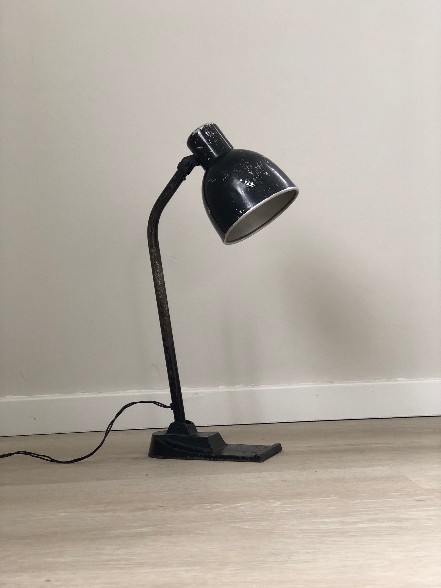 Industrial Steel Desk Lamp 1940s United Kingdom