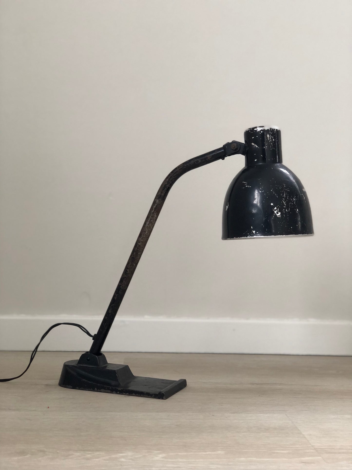 Industrial Steel Desk Lamp 1940s United Kingdom