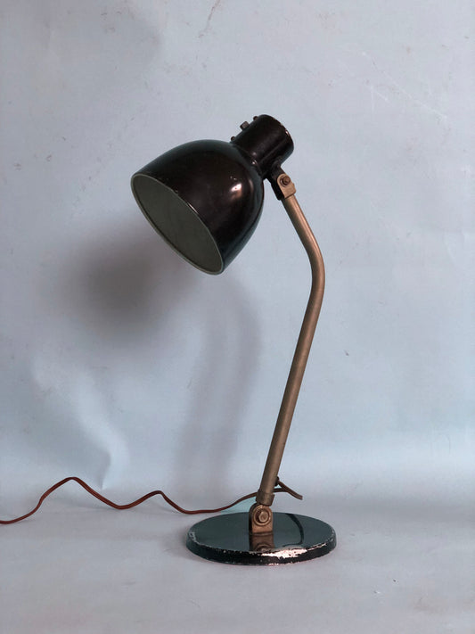 Industrial Steel Desk Lamp Hala Zeist 1950s The Netherlands