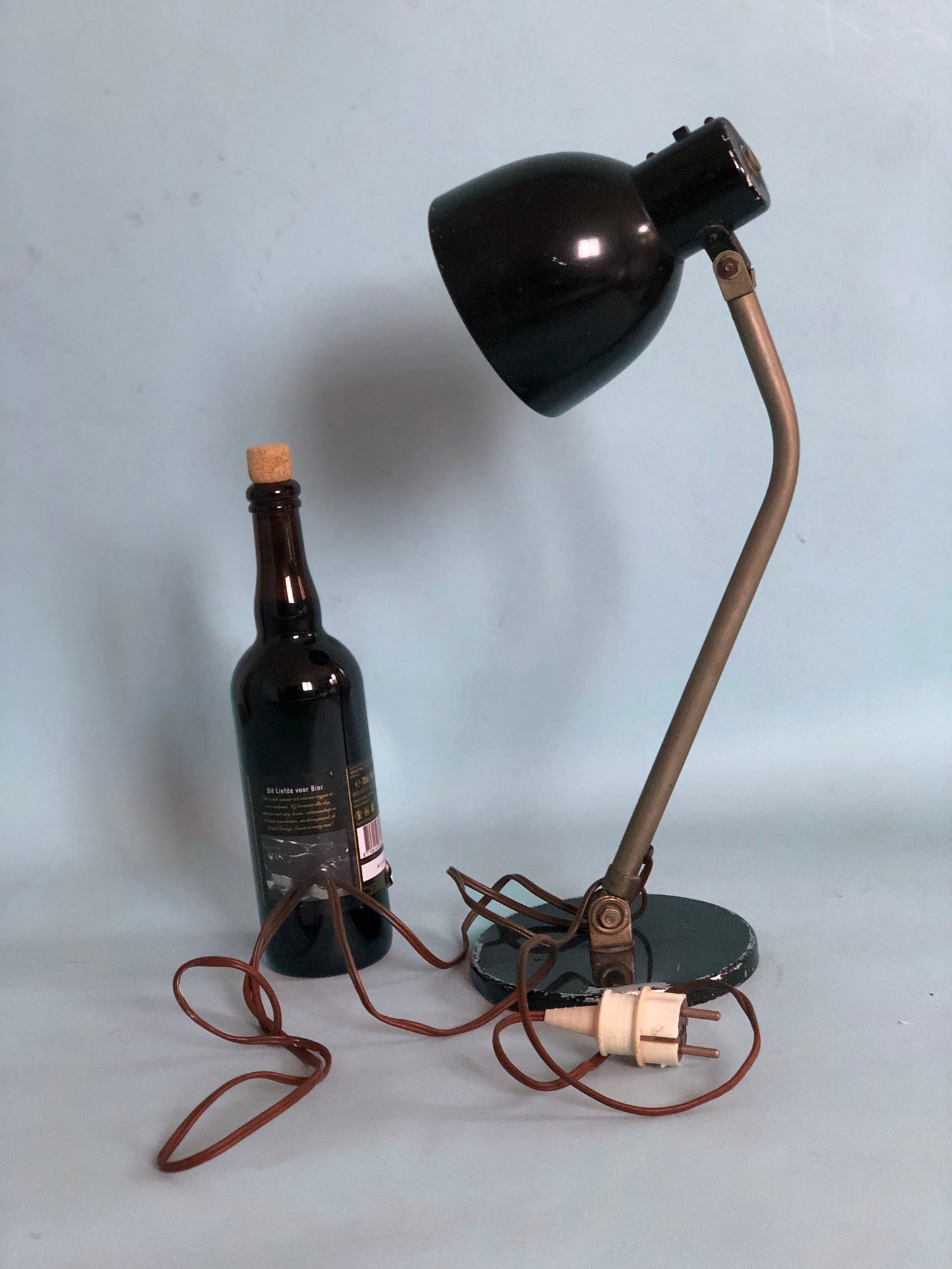 Industrial Steel Desk Lamp Hala Zeist 1950s The Netherlands