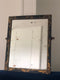 Lacquered and Hand-painted Weathered Mirror Late 19th Century