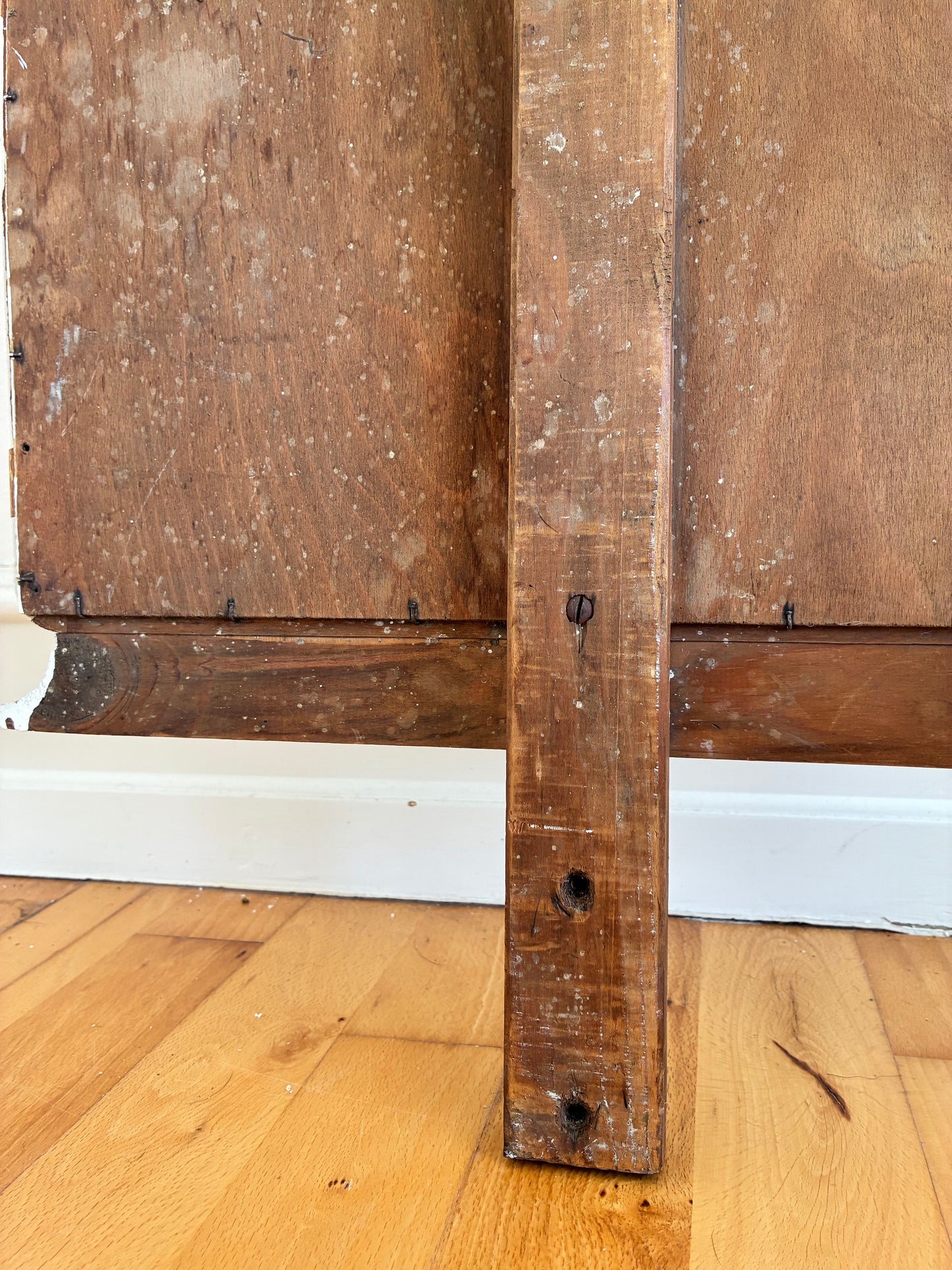 Large Antique European Full-Length Floor Mirror, Early 20th Century