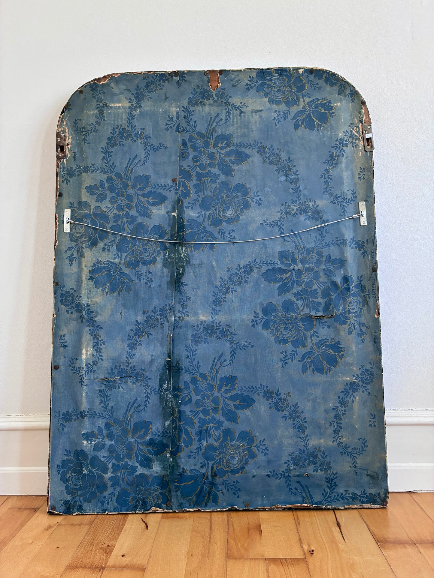Large Antique French Louis Philippe Giltwood Mirror, late 19th century