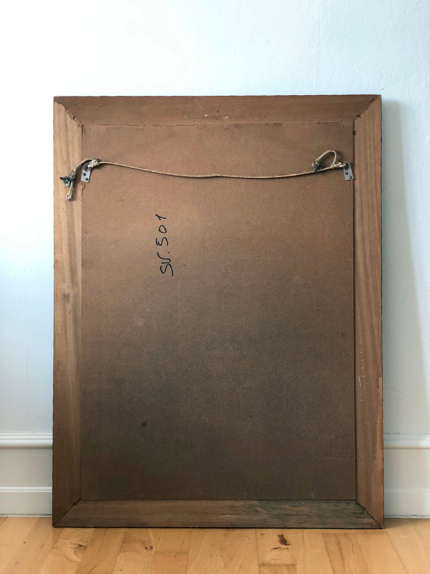 Large Vintage Venetian Mirror Hollywood Regency in Gold Spain 1990s