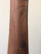 Large Vintage Carved Tree Trunk Floor Lamp with Linen Shade 1972