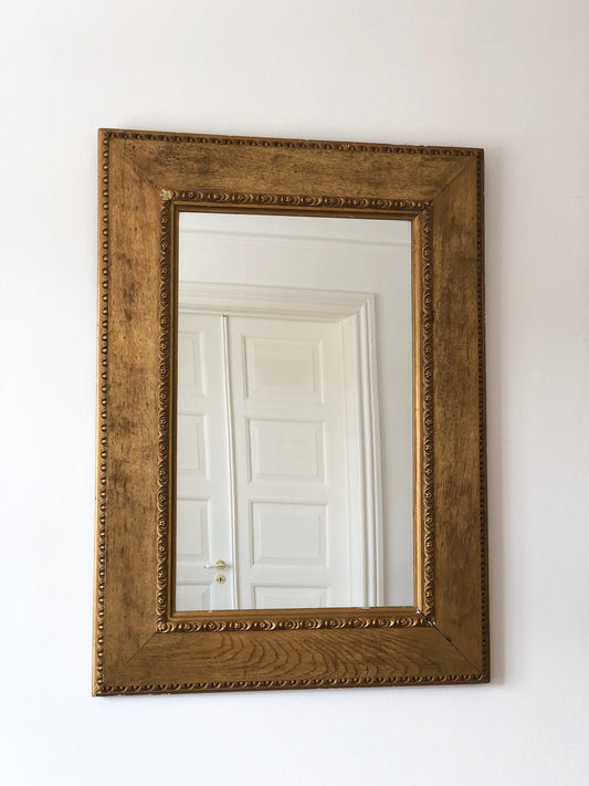 Late 19th Century Danish Giltwood Mirror by W. J. Mogensen Copenhagen