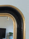 Late 19th Century Louis Philippe Mirror in Black and Gold France